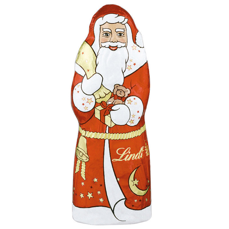 Lindt Weihnachtsmann Mini 40 g feinste Schweizer Vollmilchschokolade in weihnachtlicher Miniaturform